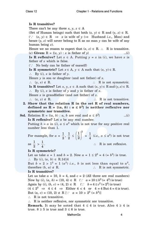 CBSE Class 12 Maths Chapter 1 的图像结果