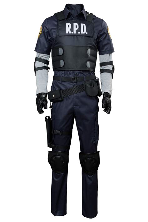 Buy Paniclub Adult Leon Kennedy Cosplay Costume Halloween Full Set ...