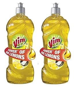 Vim Liquid (BIG bottle pack) (offer pack) 750ml & 750ml bottle ...