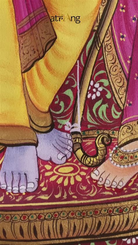 Lord Shrinathji Nathdwara Wall Painting | Indian Art for Wall Decor ...