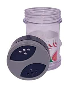 Buy ishkart Pack of 2 BPA Free Plastic Spice Jars Bottles Container ...