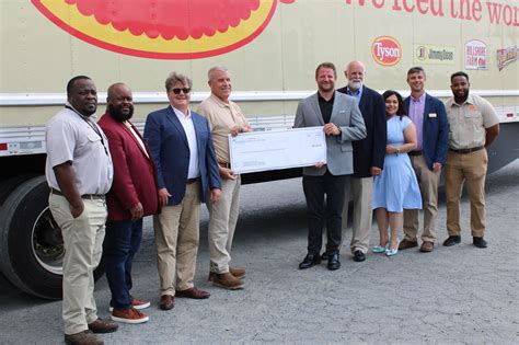 City of Monroe Presents Incentive Grant Payment to Tyson Foods Inc ...