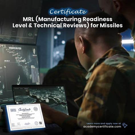 MRL (Manufacturing Readiness Level & Technical Reviews) for Missiles C ...