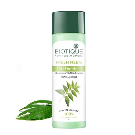 Buy Biotique Fresh Neem Anti Dandruff Shampoo and Conditioner ...
