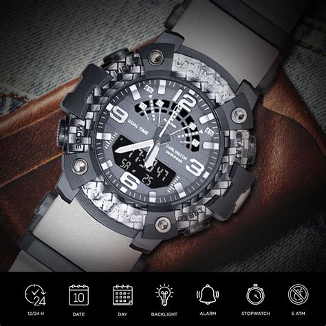 Carlington Analog Digital Sports Watch For Men - 9103