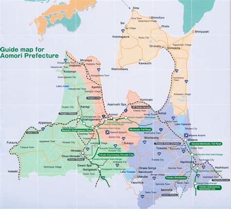 Map Of Japan Misawa