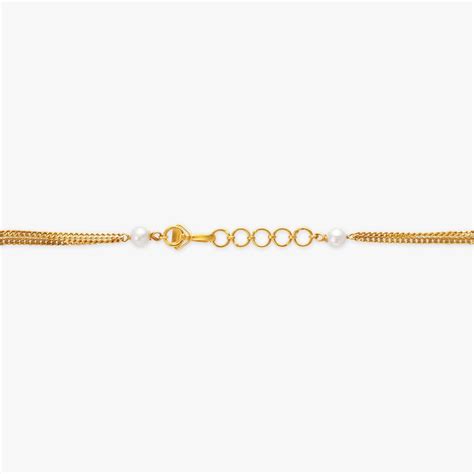 Traditional Beaded Gold Chain