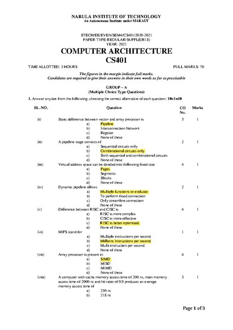 Coa 22b - afegrhets - NARULA INSTITUTE OF TECHNOLOGY An Autonomous ...