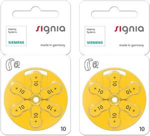 Signia Hearing Aid P10 PR70 CIC/ITC Battery - Signia : Flipkart.com