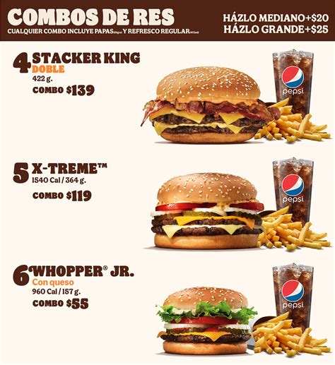 Menú Digital - Burger King