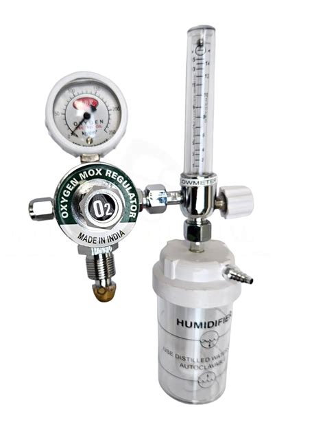 Buy MEDITECH GLOBAL Single Gauge Single Stage Medical Oxygen Regulator ...