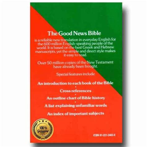 Good News Bible – Illustrated Bible (English) By BSI – English Bibles ...