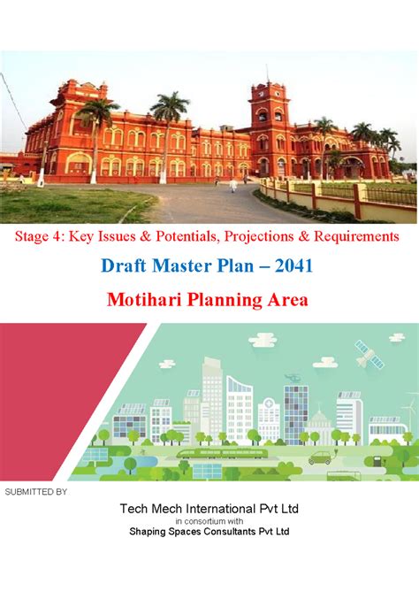 Motihari Planning Area Master Plan Draft - Stage 4 Projections ...