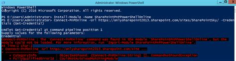 Install Module PNP PowerShell 的图像结果