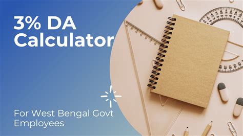 3% DA Salary Calculator for WB Govt Employees - WBPAY.IN