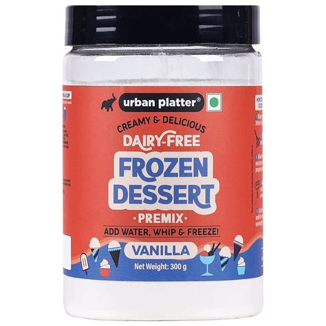 Urban Platter Dairy-Free Frozen Dessert Vanilla Premix, 300g (Product ...