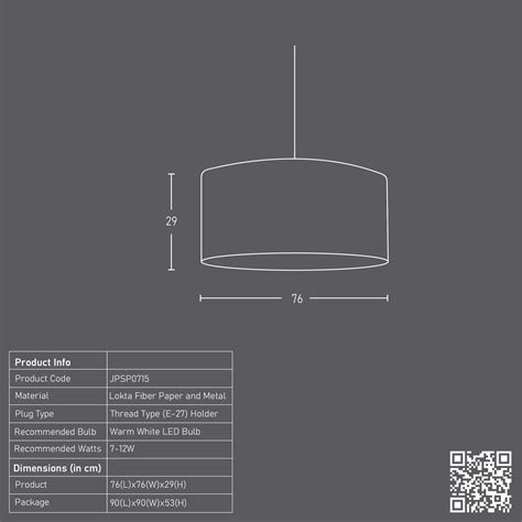 Buy Pendant Lamp | Lokta Drum Pendant Lamp | Shop at Oorjaa