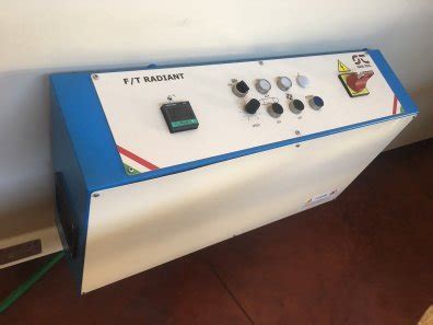 Infrared oven with radiant panels in Roncade, Veneto, Italy
