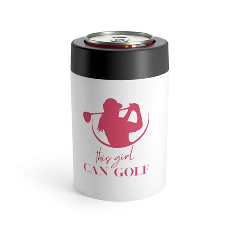 Golf Koozie Stainless Steel Women's Beer Koozie Can Cooler for Golfing ...