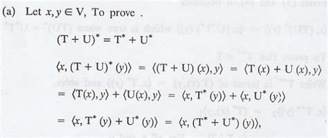 The Adjoint of a Linear Operator