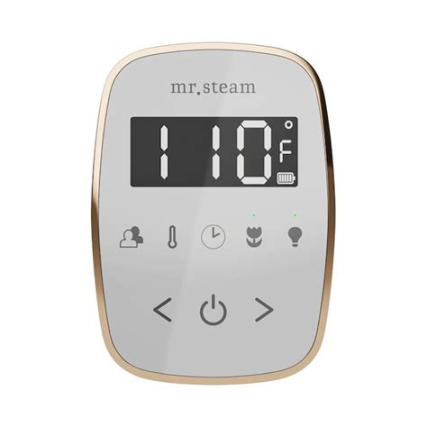 Mr. Steam ButlerFlex White - Polished Chrome Steam Generator Control ...