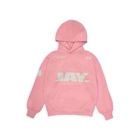 FRIENDS OF MR. WALKING HOODIE IN PINK [UNISEX] – JAYWALKING