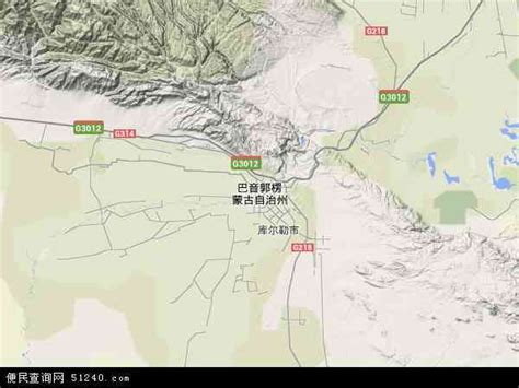 巴音郭楞蒙古自治州高清电子地图
