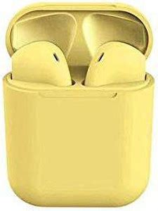 ROCK LYFE Inpods v5.0 Yellow Smart With Touch Sensor Bluetooth Headset ...