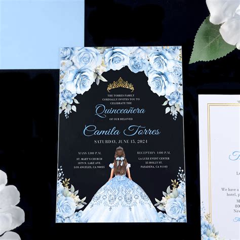 Quince Invitations Fonts Quinceanera Party Invitations | Minted