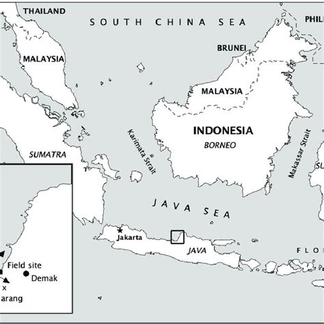 Image result for Java Sea On World Map