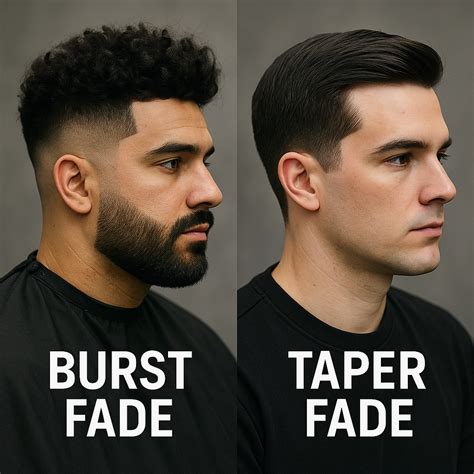 Burst Fade vs Taper Fade: Key Differences & Styles
