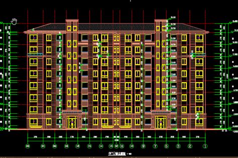 小区六层住宅楼建筑施工图纸（含节能）免费下载 - 别墅图纸 - 土木工程网