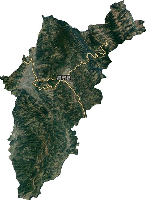 昌宁县高清卫星地图