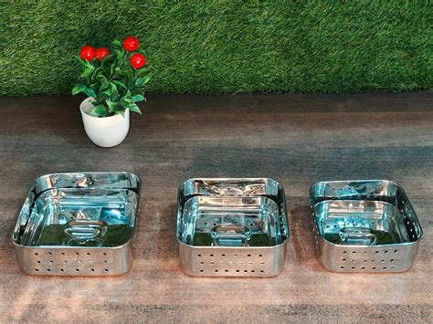 Nyra® Stainless Steel Square Paneer Maker/Mould/Strainer Set – Nyra ...