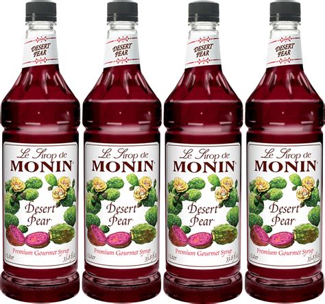 Amazon.com: Monin - Desert Pear Syrup, Bold Flavor of Prickly Pear ...