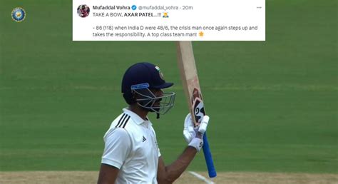 "A top-class team man" - Fans react to Axar Patel's fighting knock of ...
