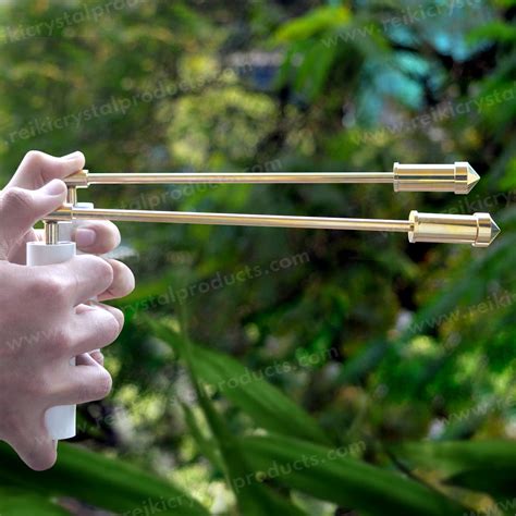 Buy Crystu Brass L Rods for Water Dowsing - Divining Rods Pair for ...