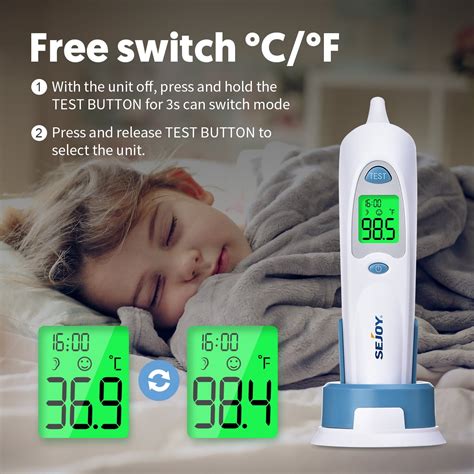 Buy Sejoy Digital Ear Thermometer, Instant Read and Accurate, Infrared ...