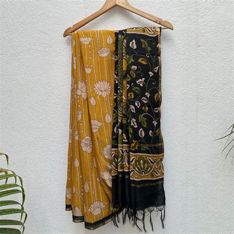 Buy Pichwai Printed Cotton Silk Saree from the Shringaar Collection ...