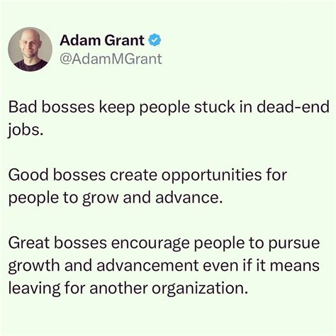 Bad Bosses vs. Great Bosses The boss you work for could be: The reason ...