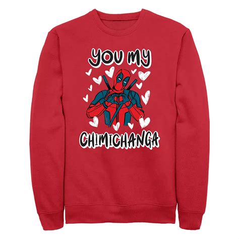 Men's Marvel Deadpool You My Chimichanga Graphic Fleece