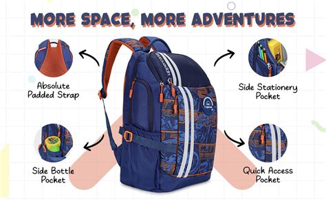 Buy uppercase 33L Campus 01 | School Bag | Double Compression Backpack ...