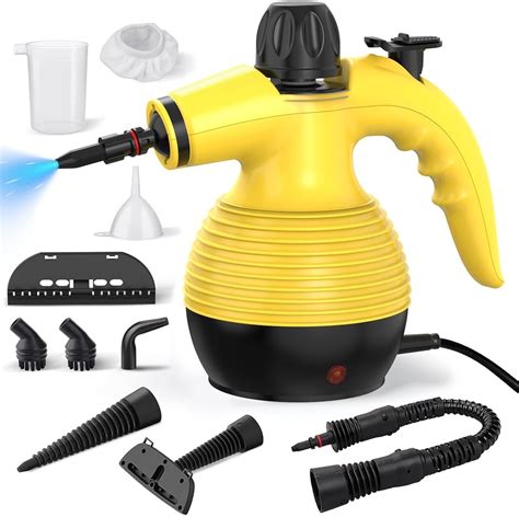 Handheld Steam Cleaner, Pressurized Multi-Surface Steam Cleaner with ...