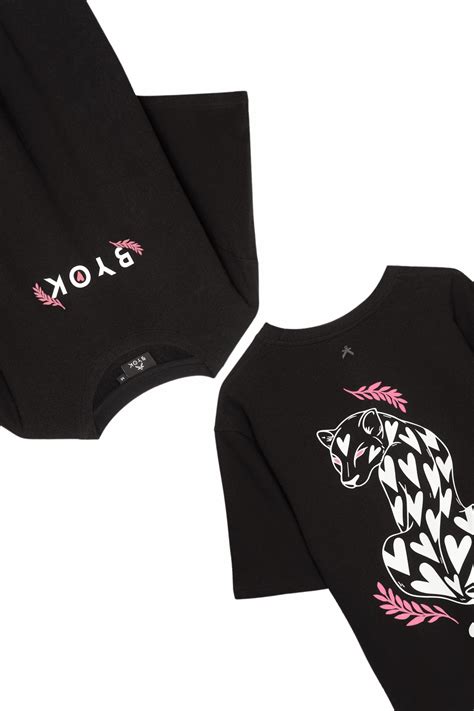 PANTHER_UNISEX OVERSIZED T-SHIRT- BLACK – Byok