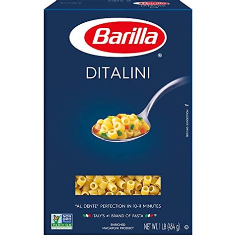 Barilla Ditalini Pasta, 16 Ounce, Kosher, Pack of 8 - Walmart.com