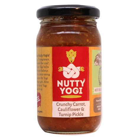 Nutty Yogi Crunchy Carrot Cauliflower and Turnip Pickle 200g, 1 Count ...