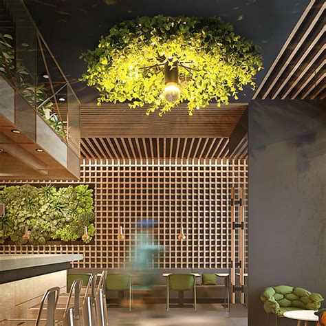 Lightinthebox Ceiling Lights LED Plant Garland Style Wall Light E27 ...