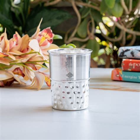 Silver Plated Drinking Glass | Indian Art Villa