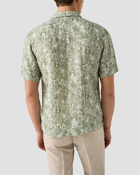 Floral Print Resort Shirt - Eton