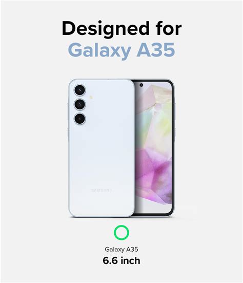 Samsung Galaxy A35 5G Back Cover Case | Fusion - Clear